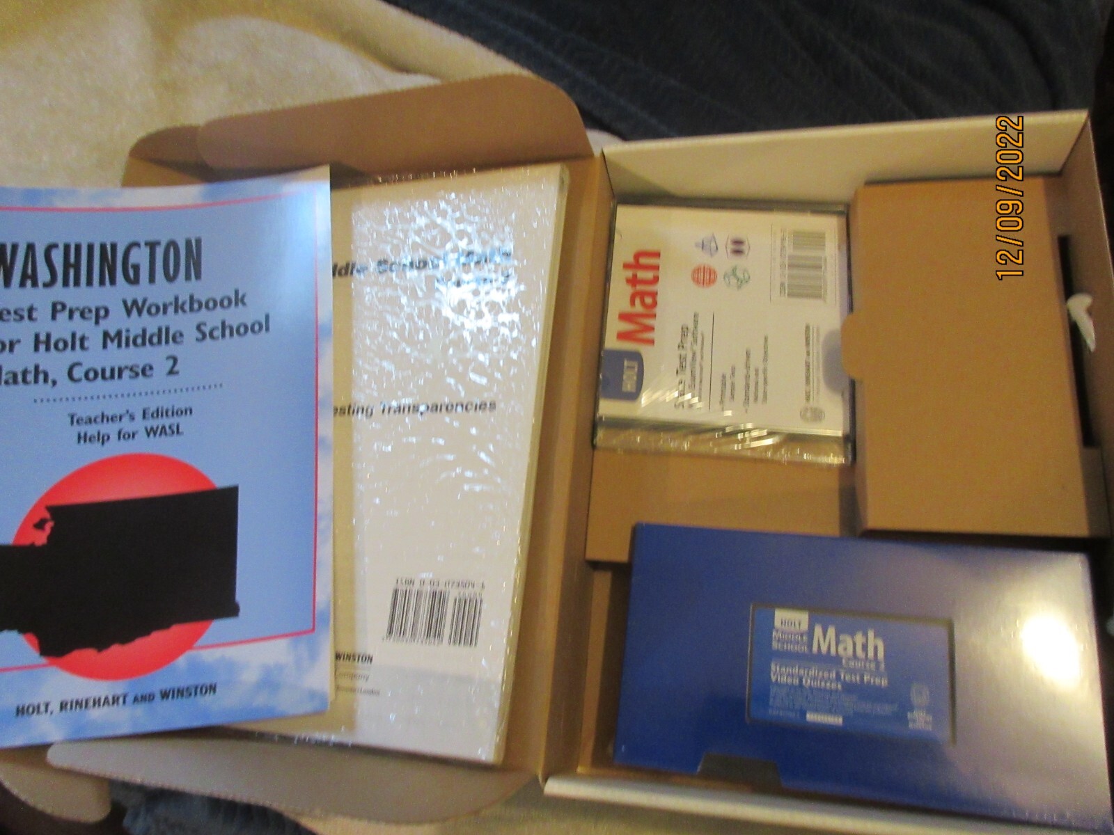 Course 2 Holt Rinehart Winston NEW Test Prep TOOL KIT Books Video CD Home School