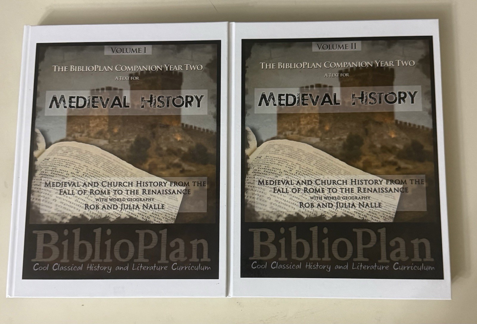 BiblioPlan Companion – Year Two – Medieval History – Volumes 1 and 2