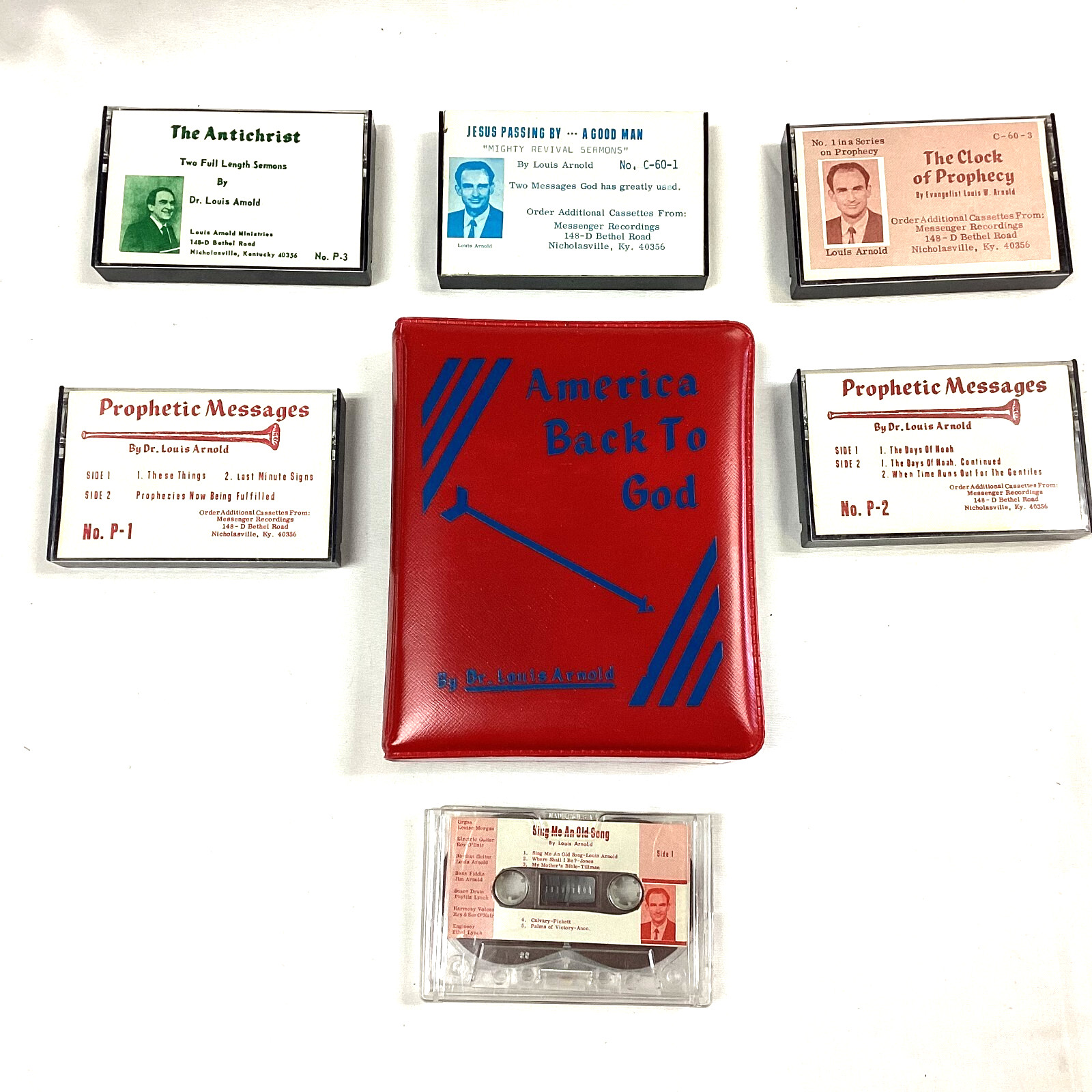 Dr. Louis Arnold Collection of Sermons (10) Cassettes