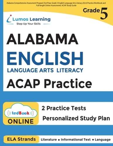 Alabama Comprehensive Assessment Program Test Prep: Grade 5 English Language