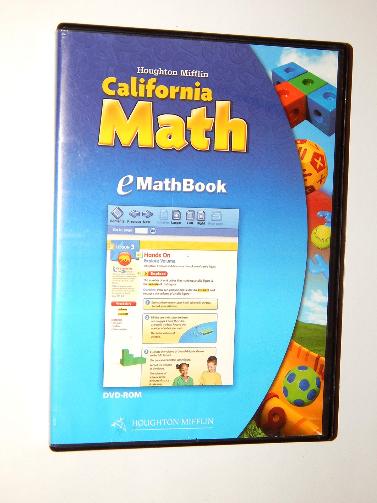 California Math – Grade 3 eMathBook (DVD-ROM) NEW