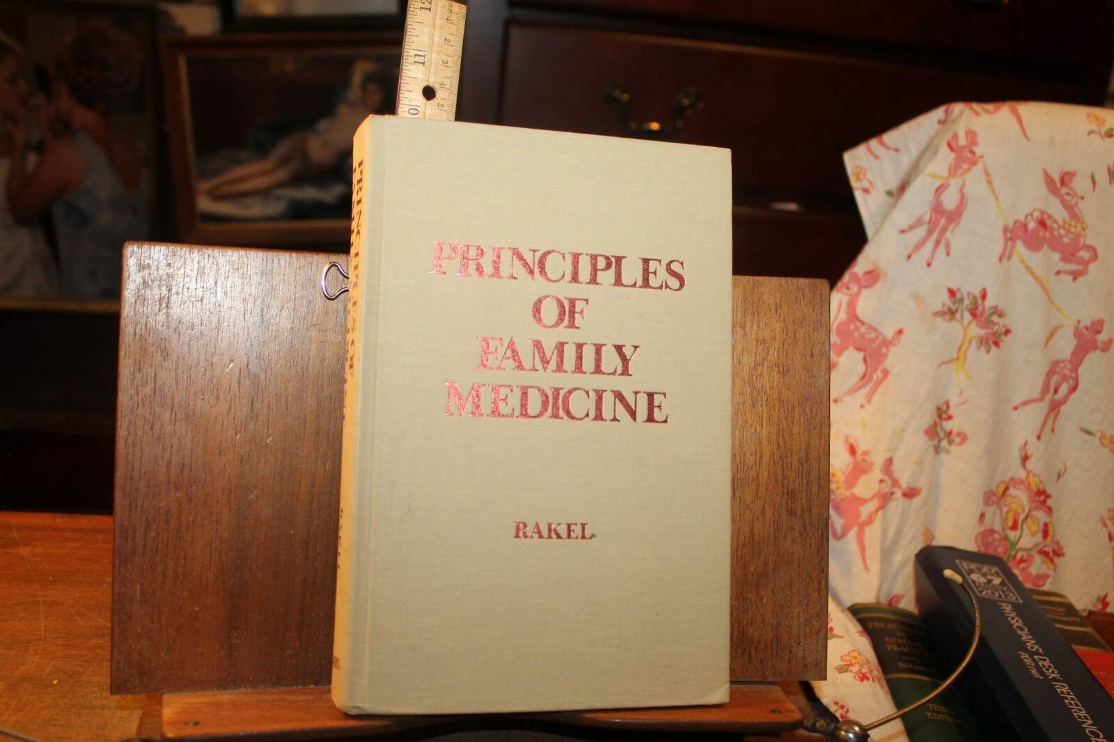 1977 Medical Textbook Principles of Family Medicine Rakel