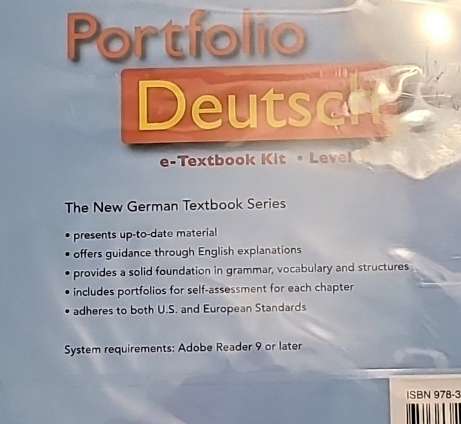 Portfolio Deutsch German Language E-Textbook Kit CD ROM – Level 1 2 3 4 1-4 NEW