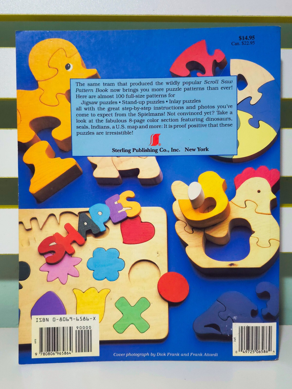 Scroll Saw Puzzle Patterns! 1988 Craft Book by Patrick & Patricia Spielman