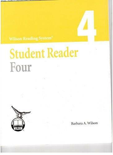 Wilson Reading System Student Reader Four – Paperback – GOOD