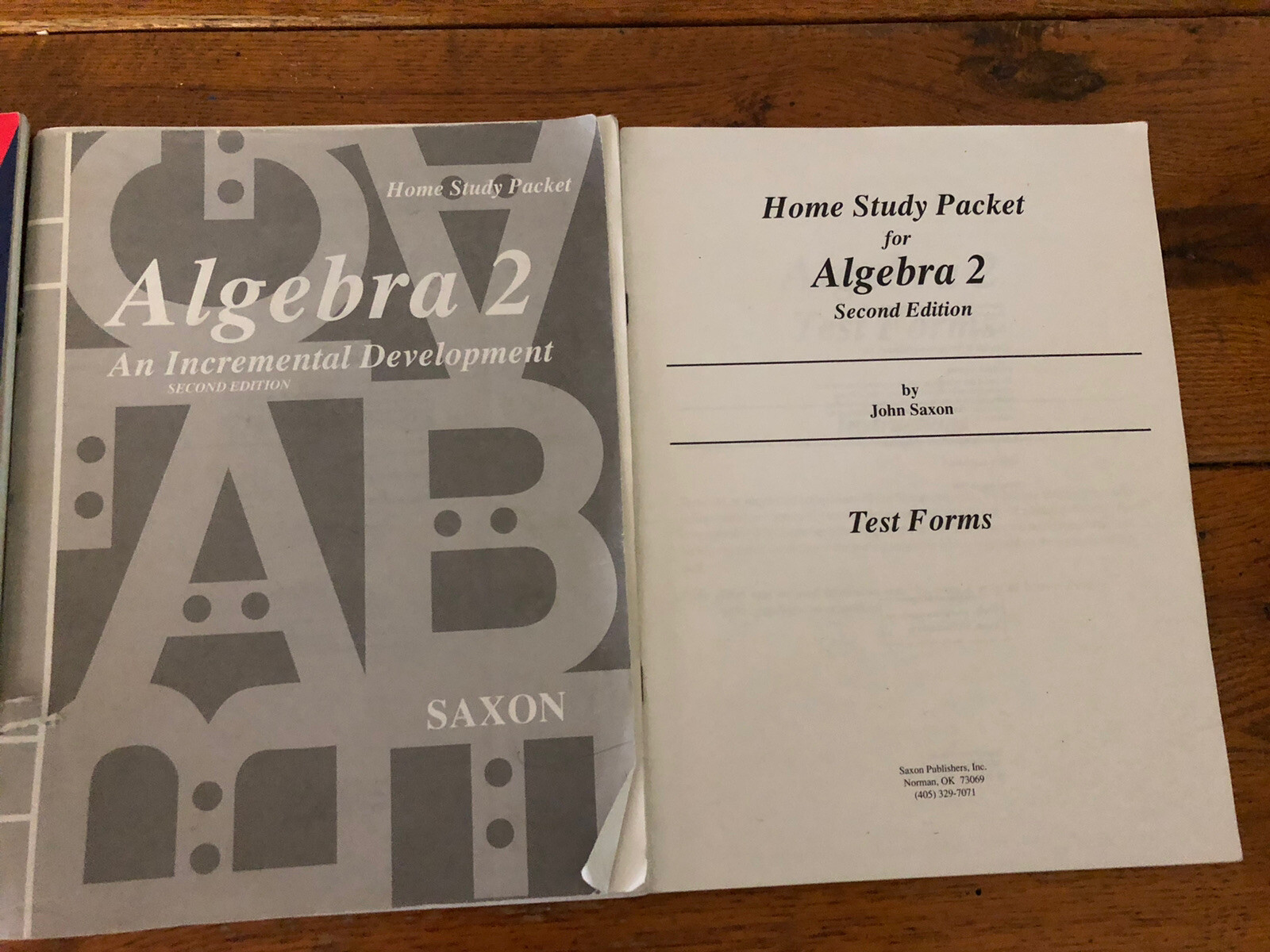 Saxon Math Algebra 2 Student Text Textbook Solutions Manual 2nd Edition