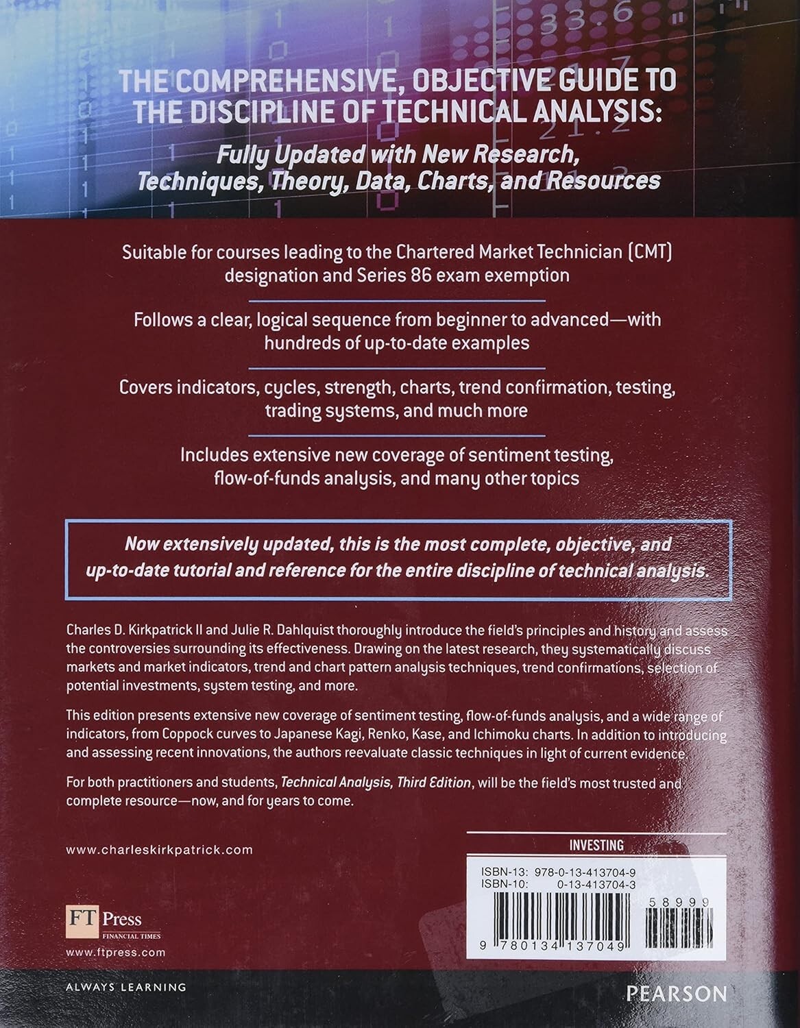 Technical Analysis: The Complete Resource for Financial Market Technicians