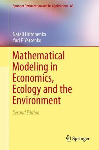 Mathematical Modeling in … 9781461493105 by Hritonenko, Natali, Yatsenko, Yuri