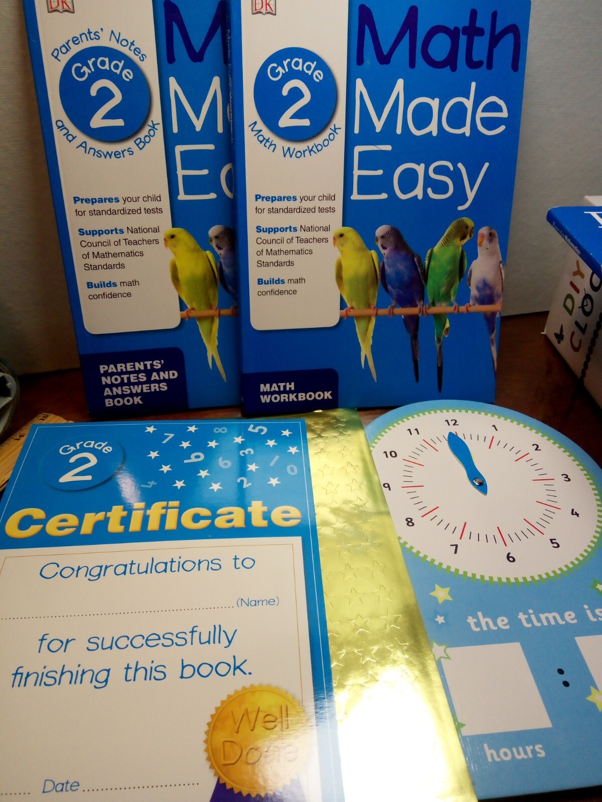 Math Made Easy , Volume 2 , DK Publishing Book Has Books And Some Cards