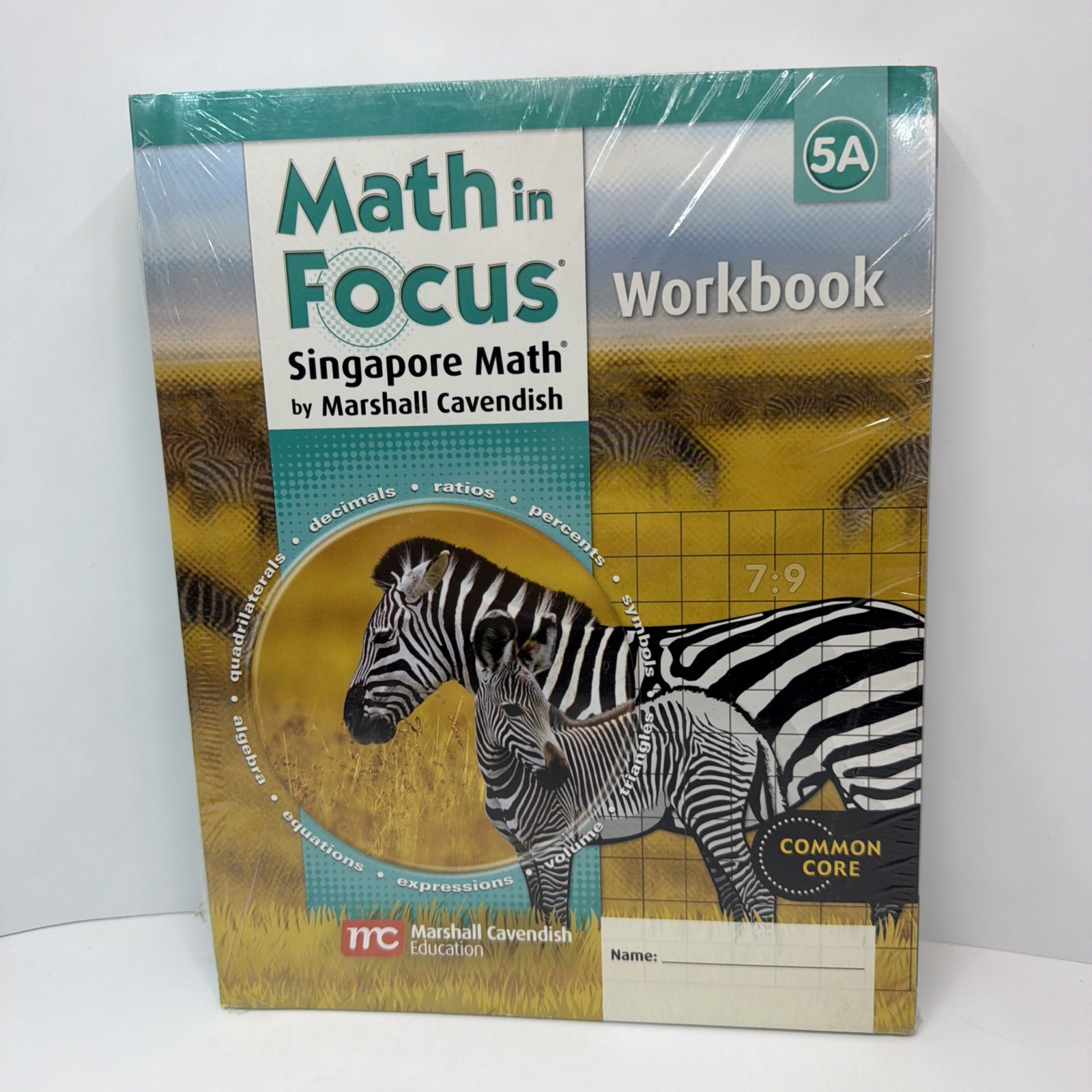 Math in Focus: Singapore Math Student Workbook Set 5a & 5b Paperbacks NEW Sealed