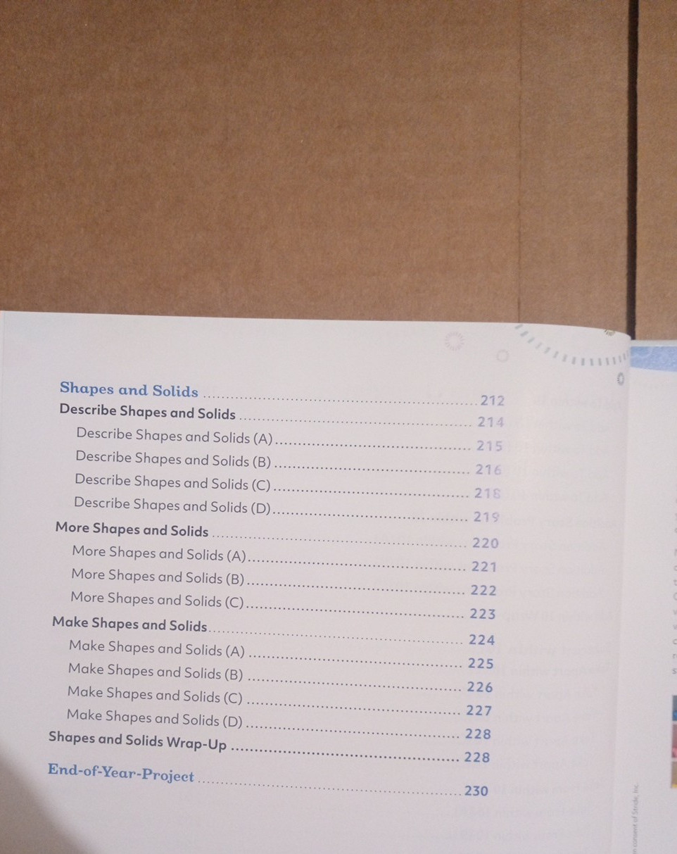 K12 Stride Company –Math Lesson Guide K– 2022 Hardcover