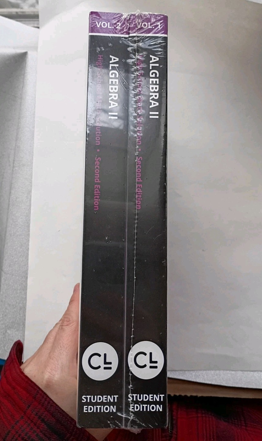 Carnegie Learning, HS Math Solution Integrated Math III Vol. 1 & 2 NEW SEALED!