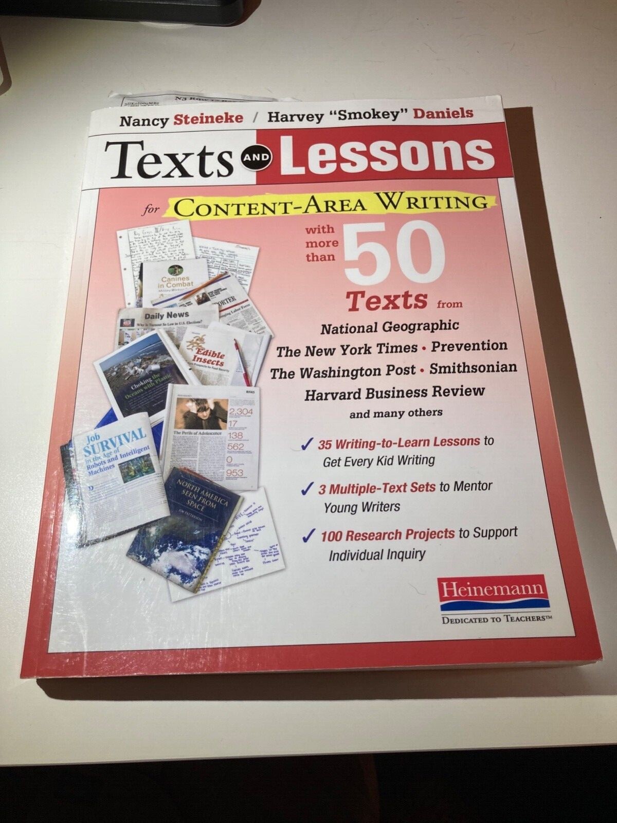 Texts and Lessons for Content-Area Writing by Harvey Daniels and Nancy Steineke