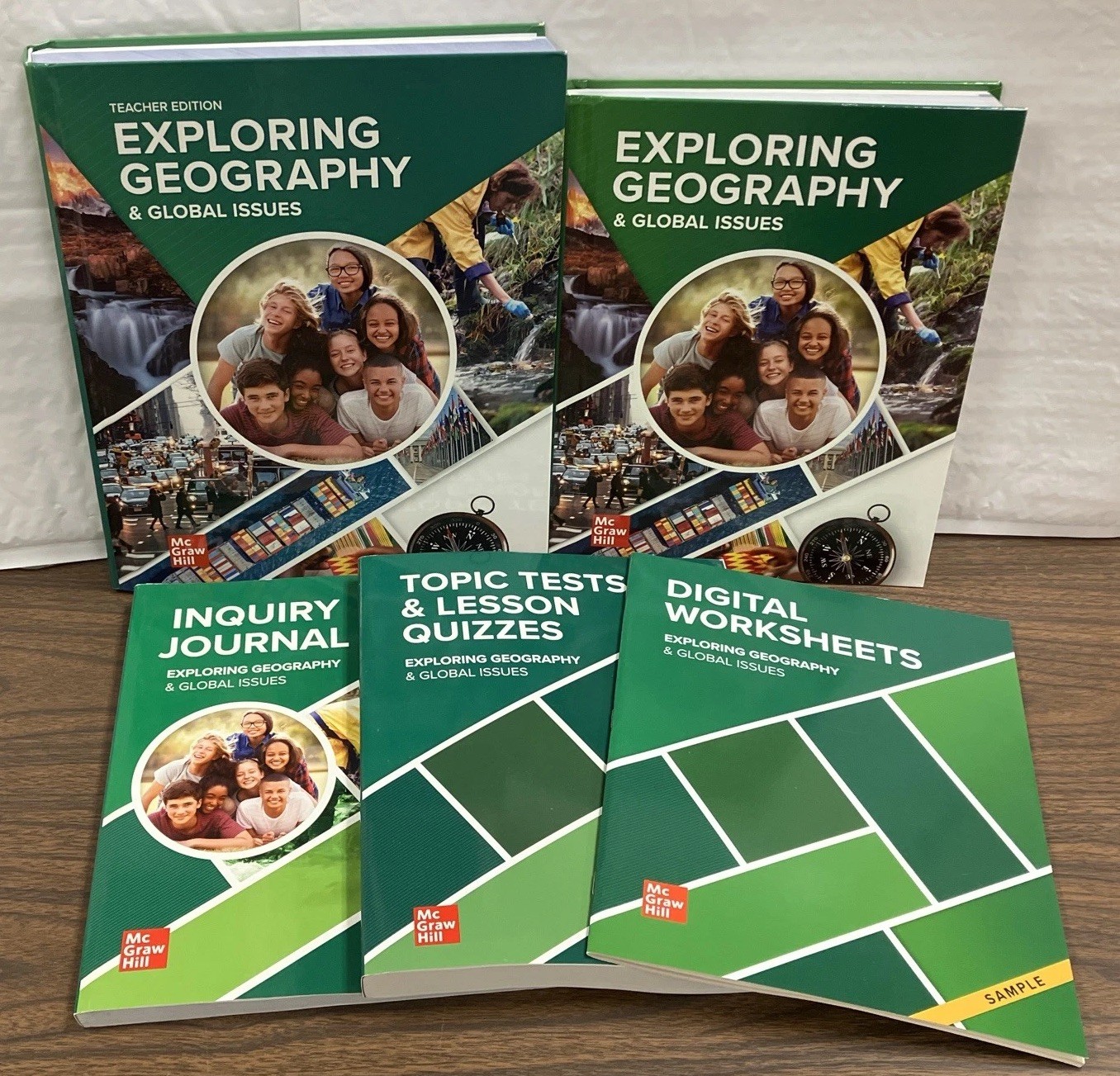 LOT Exploring Geography & Global Issues Student/Teacher/Tests/Journal/Wksheets