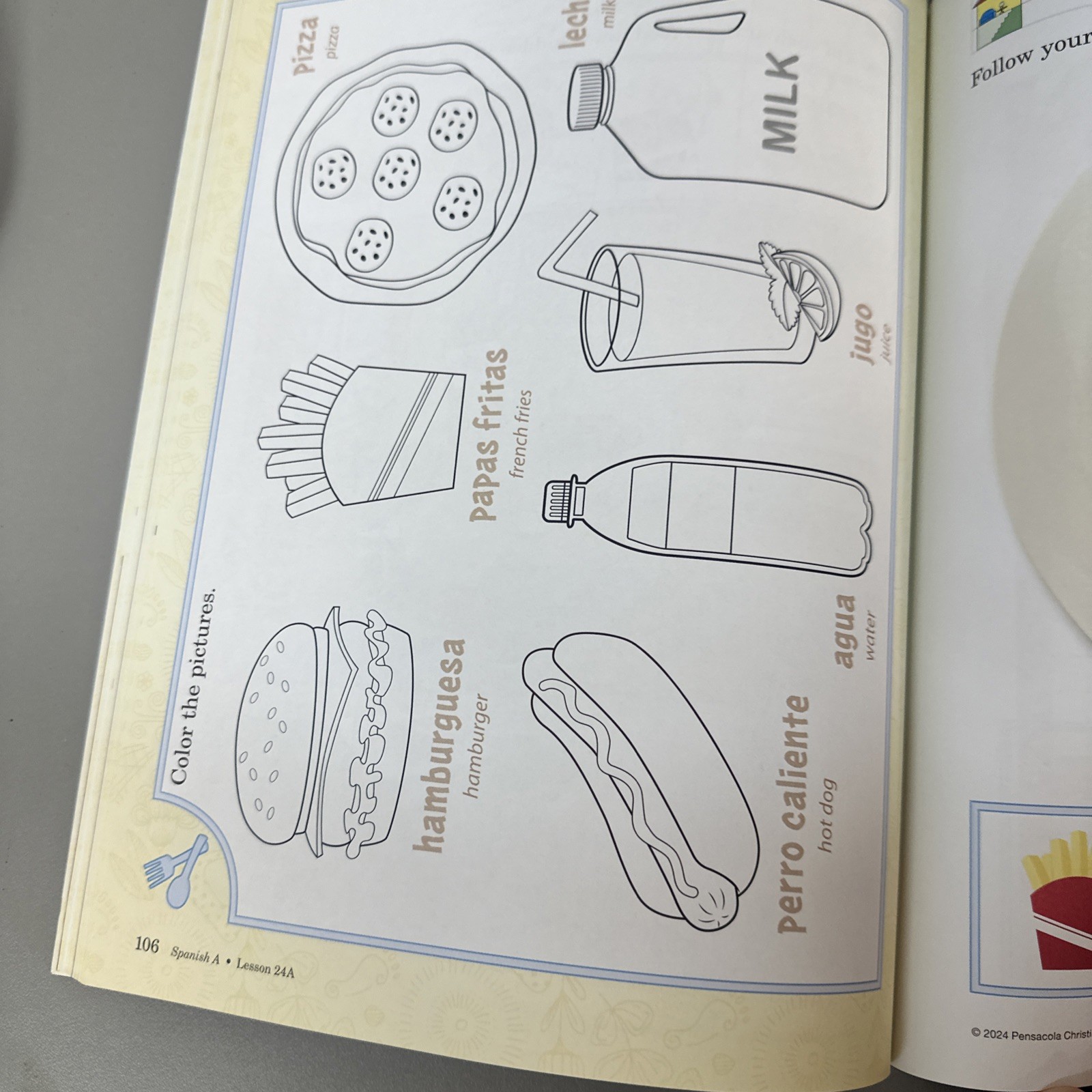 Spanish A – Abeka Work Book – Like New Condition 2025