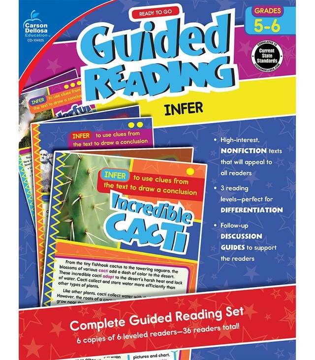Guided Reading: Infer Skills Complete Guided Reading Set Grade 5-6 NEW!
