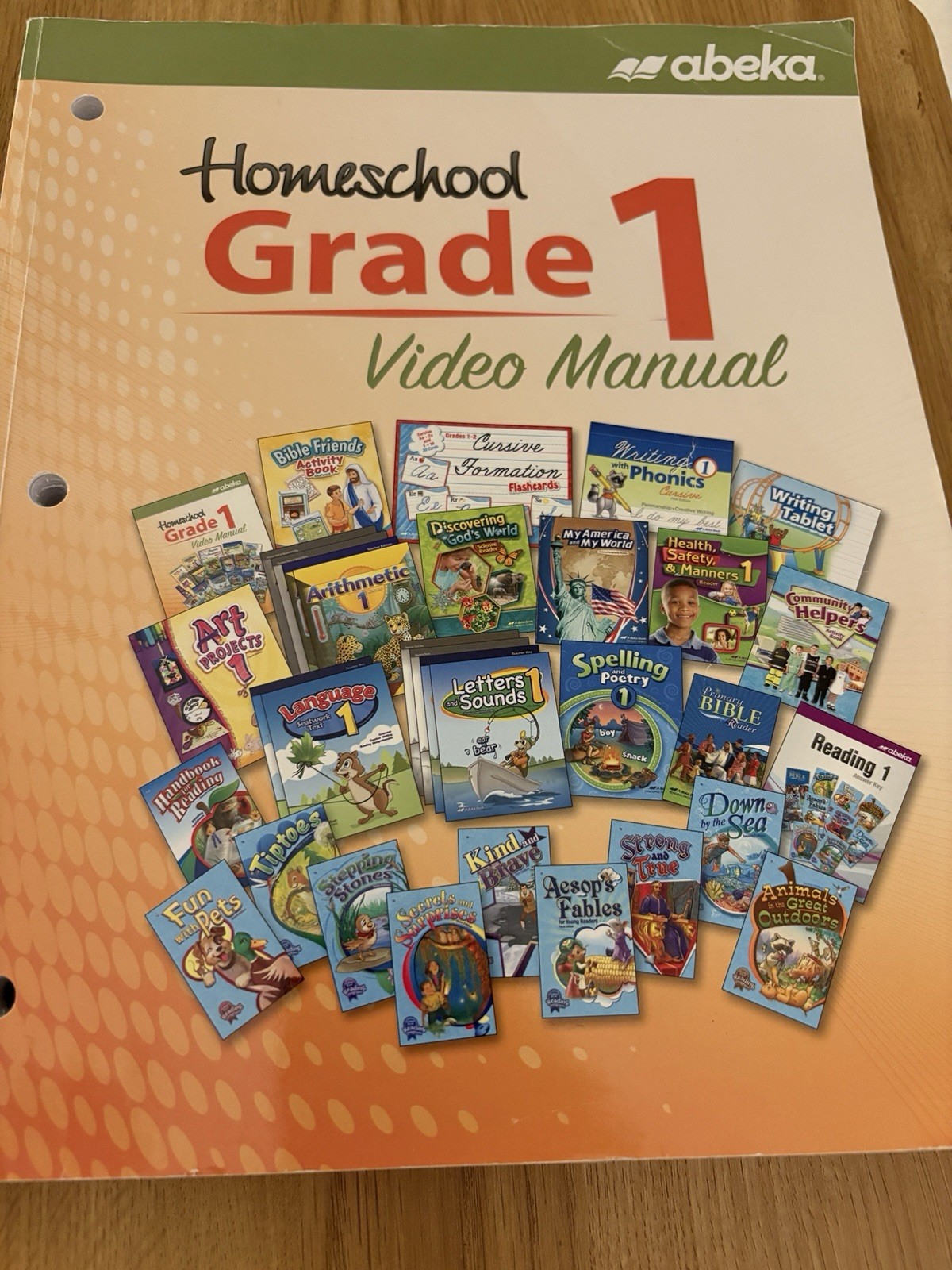 Abeka Homeschool Grade 1 Video Manual, 1st grade Teacher Manual for Video School