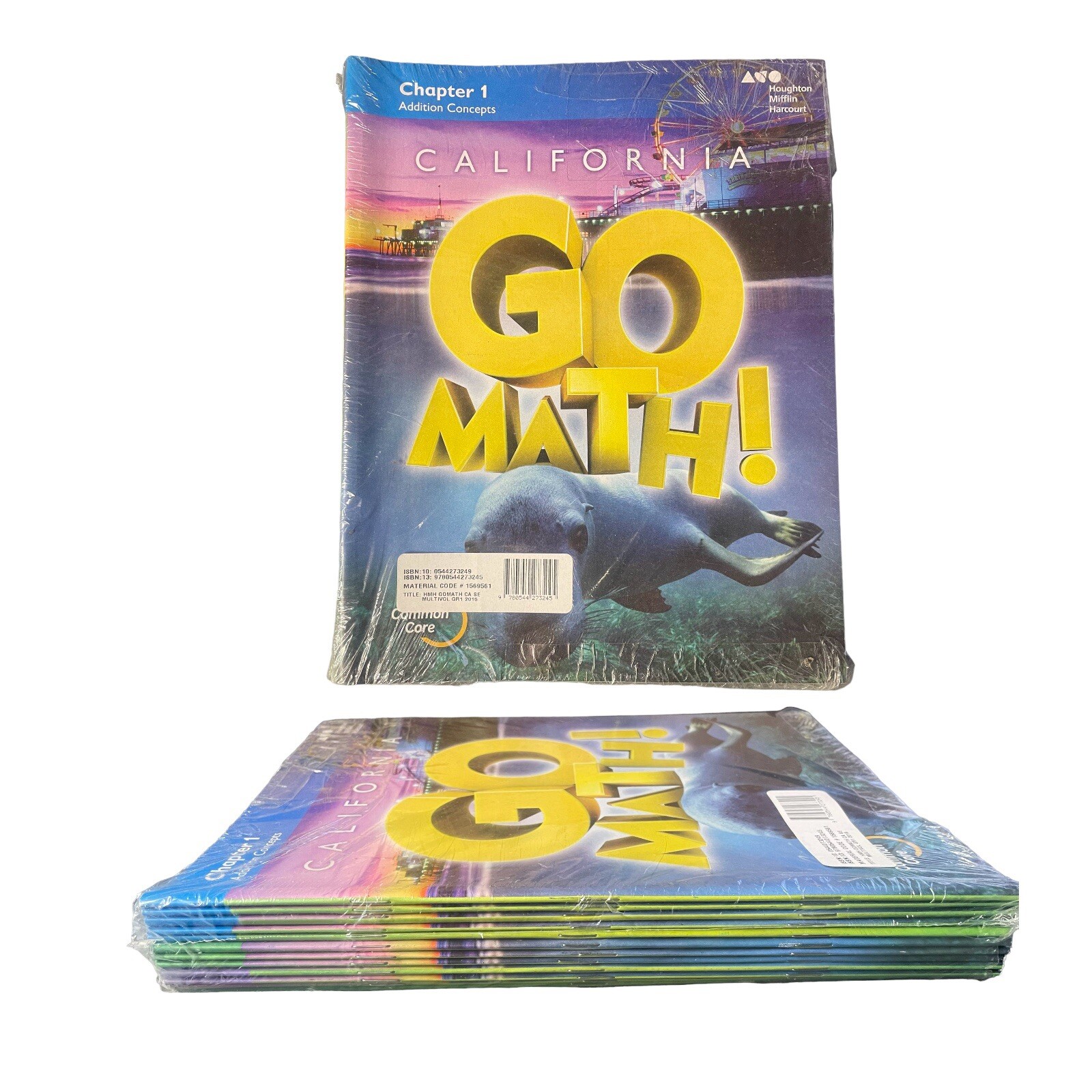 Houghton Mifflin Harcourt Go Math Student 2nd Edition 1569561 Grade 1 Ch. 1-12