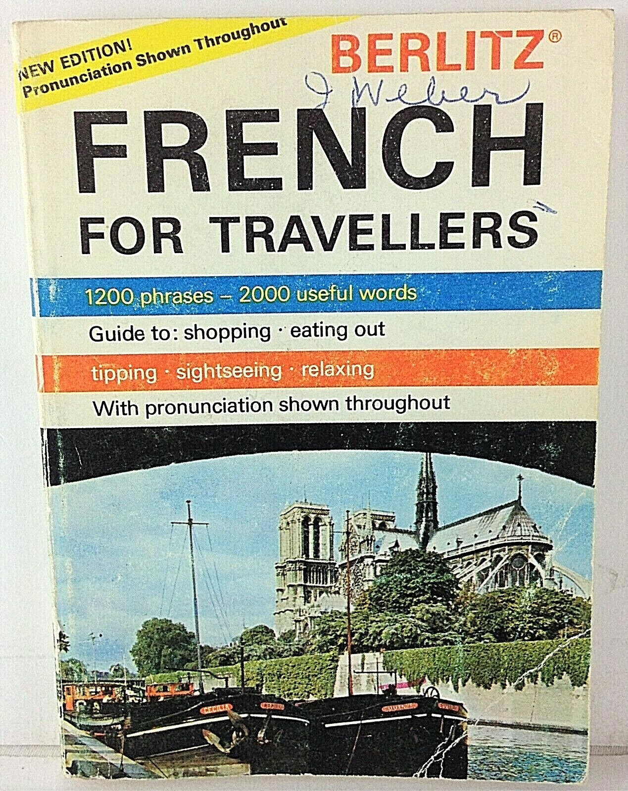 Berlitz French for Travellers – 1200 Phrases, 2000 Useful Words (1974)