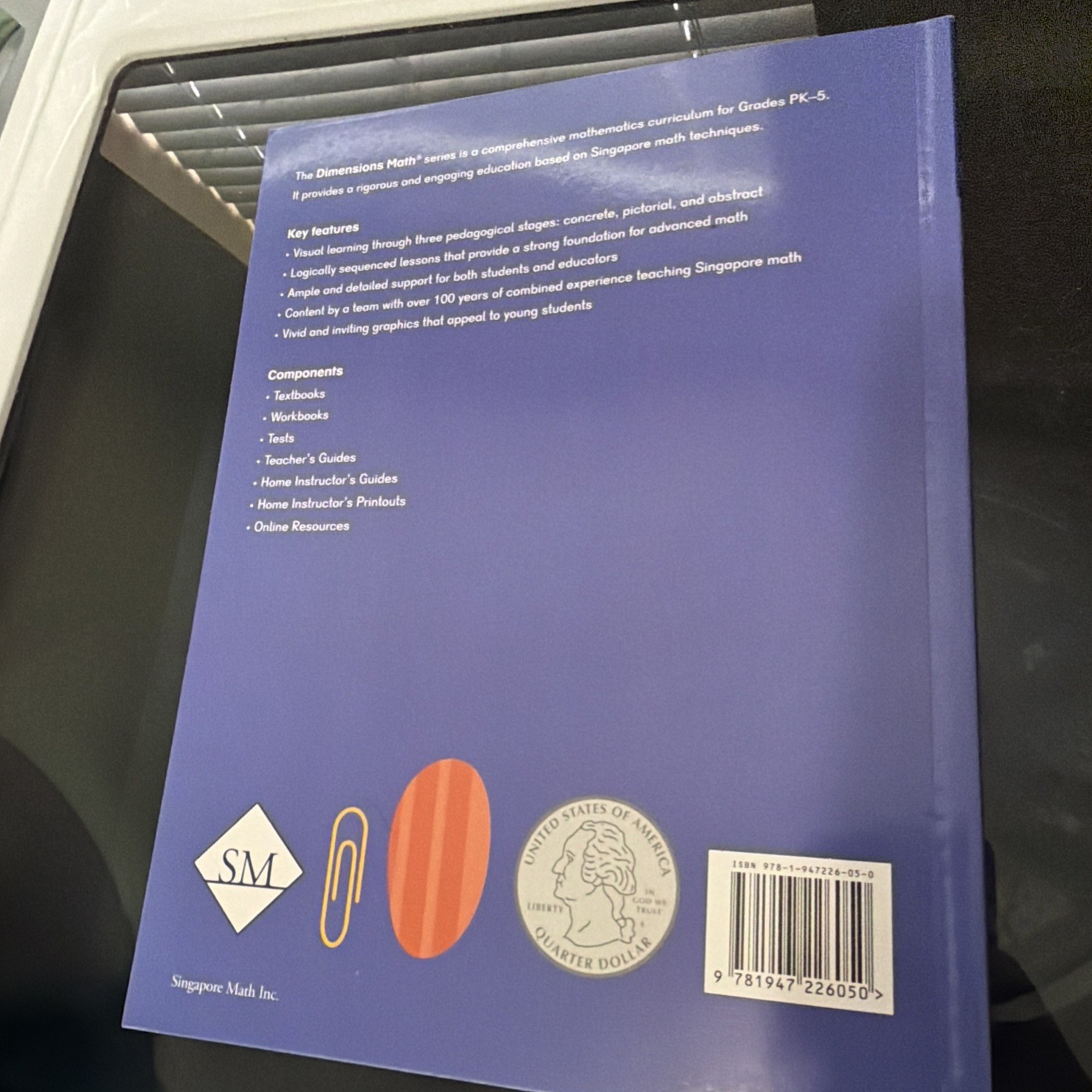 Dimensions Math Textbook 1B | – Paperback, by Singapore Math Inc. – Very Good h