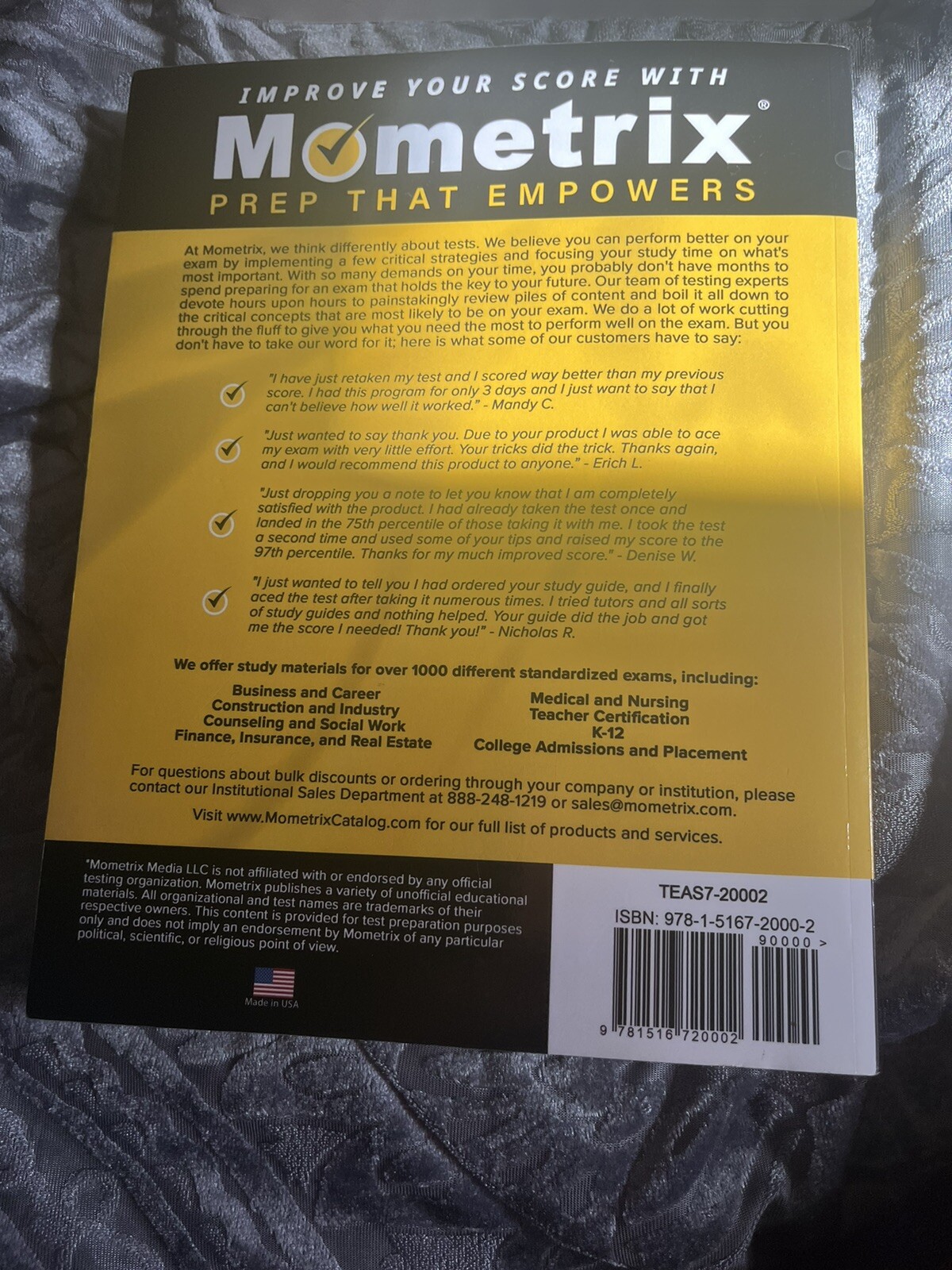 ATI TEAS 7 Secrets Study Guide