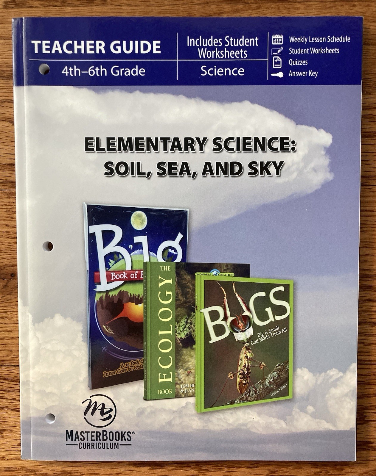 MasterBooks Elementary Science Soil Sea and Sky Teacher Guide