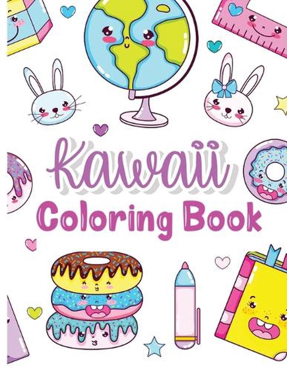 Kawaii Coloring Book: Kids Coloring Book with Funny Kawaii – Coloring Books – Gi