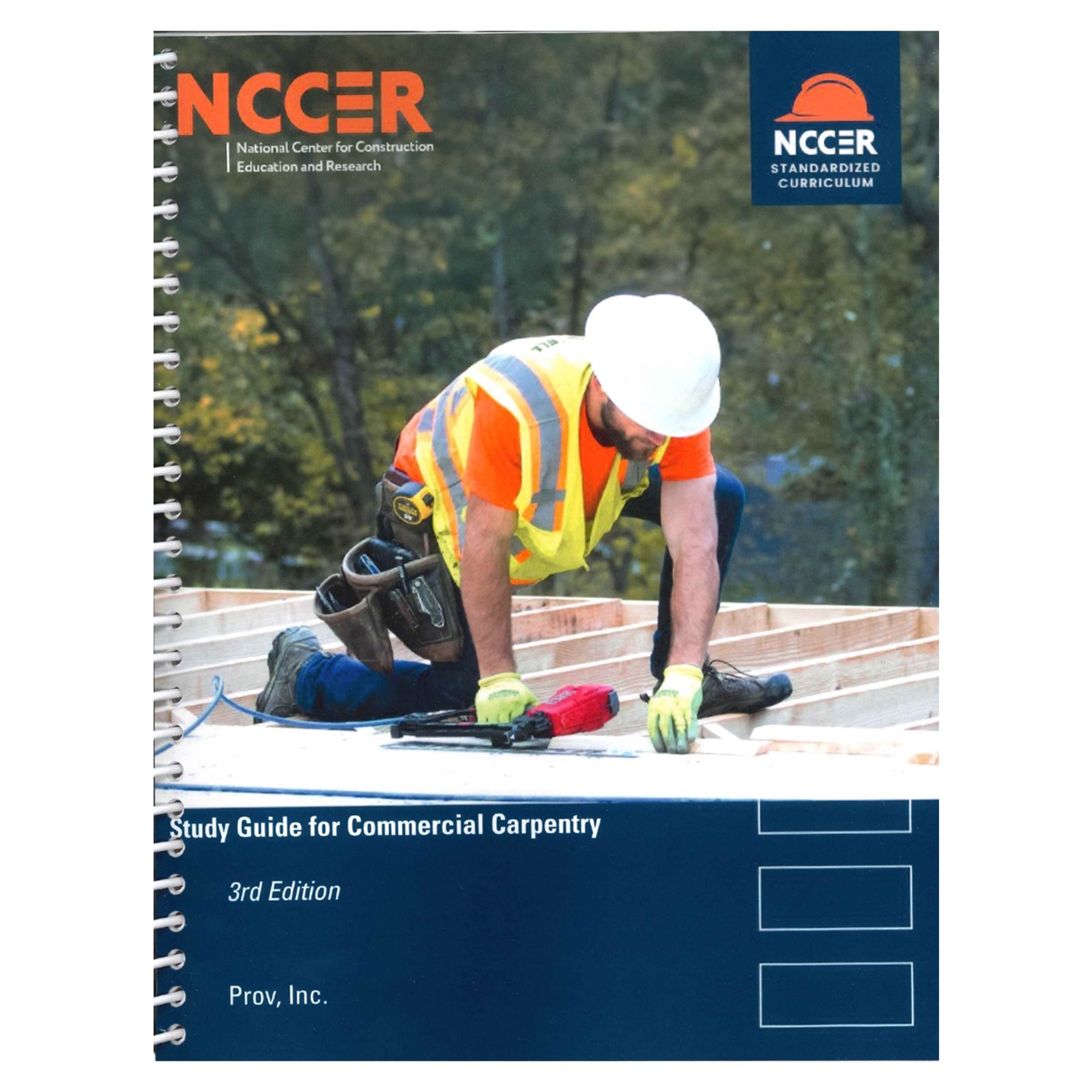 Highlighted and Tabbed – Study Guide for Commercial Carpentry, 3rd Edition