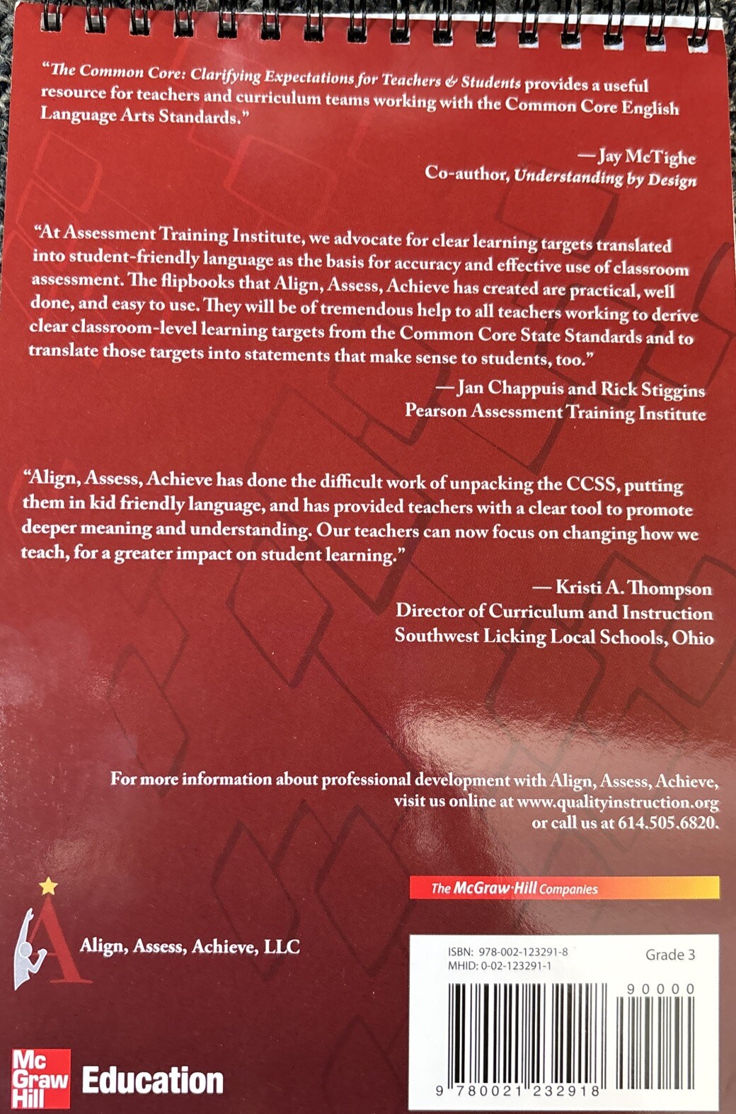 AAA THE COMMON CORE: CLARIFYING EXPECTATIONS FOR TEACHERS By Align Access