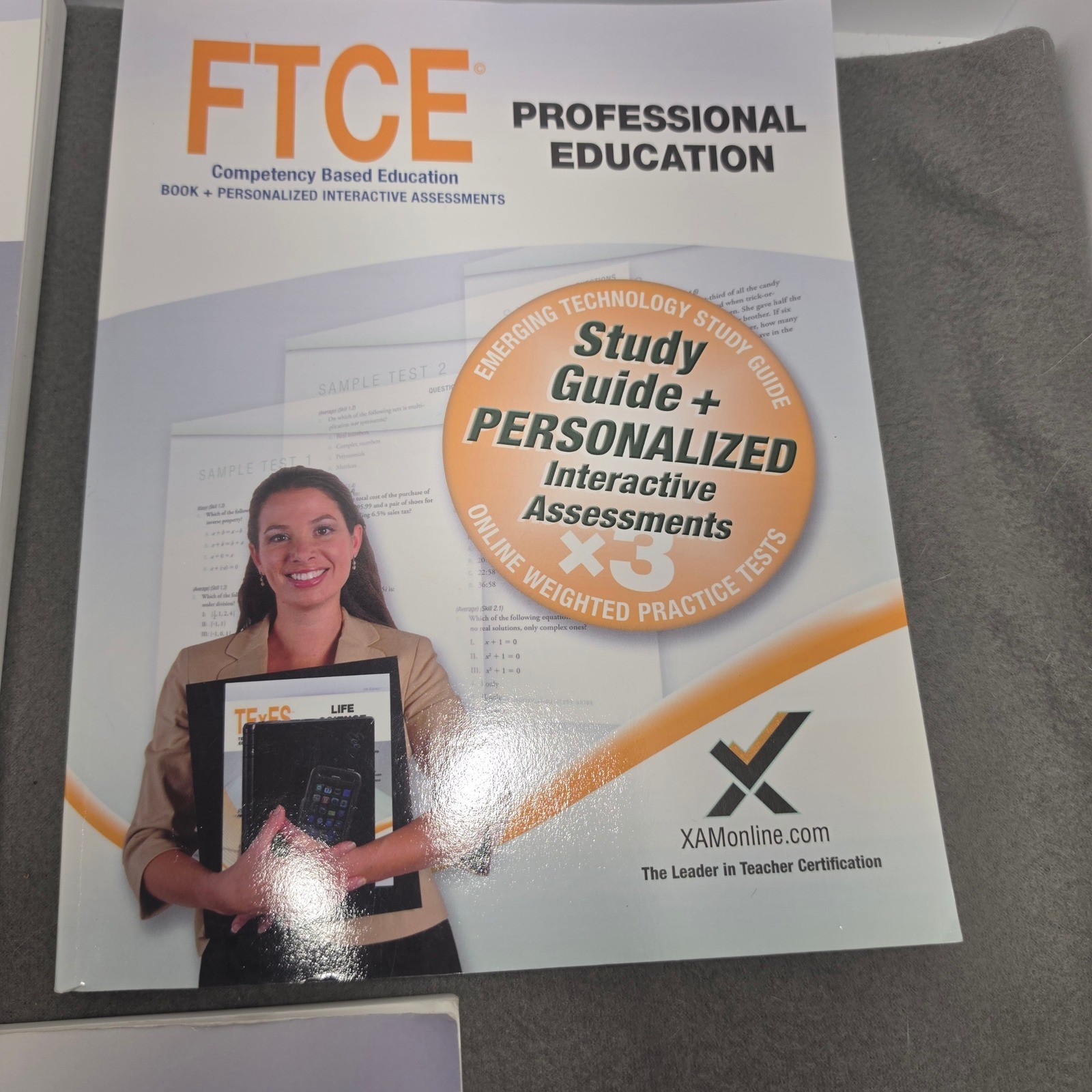 XAMonline FTCE Study Guide Bundle General Knowledge Professional Education. F