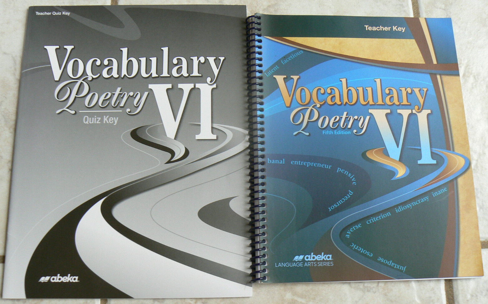 ABeka 12 Vocabulary Poetry VI, Teacher Key & Quiz Key 2013 CURRENT ED. (5th)