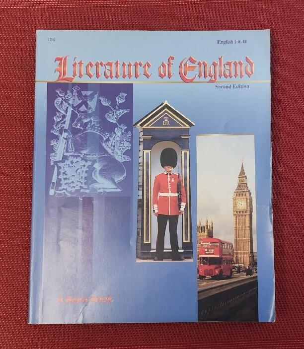 Abeka A Beka Book LITERATURE OF ENGLAND 12b English Lit II 43222006 pb Scarce!