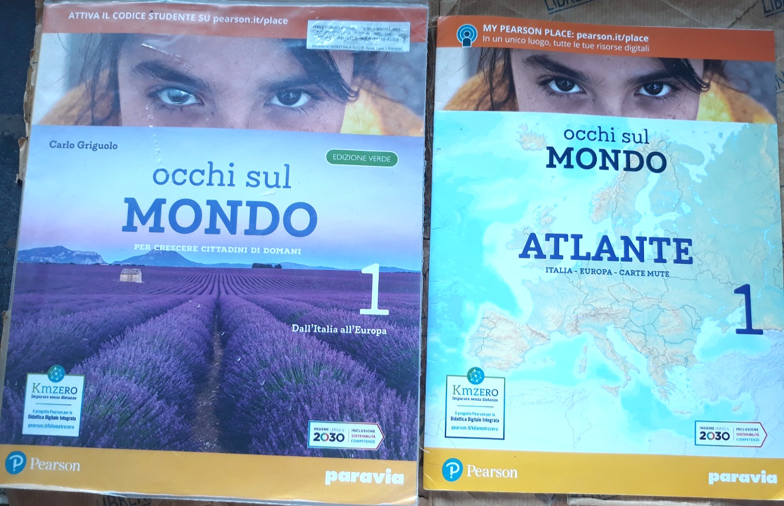 OCCHI SUL MONDO EDIZIONE VERDE VOL. 1 (IN 2 TOMI) – CARLO GRIGUOLO – PARAVIA