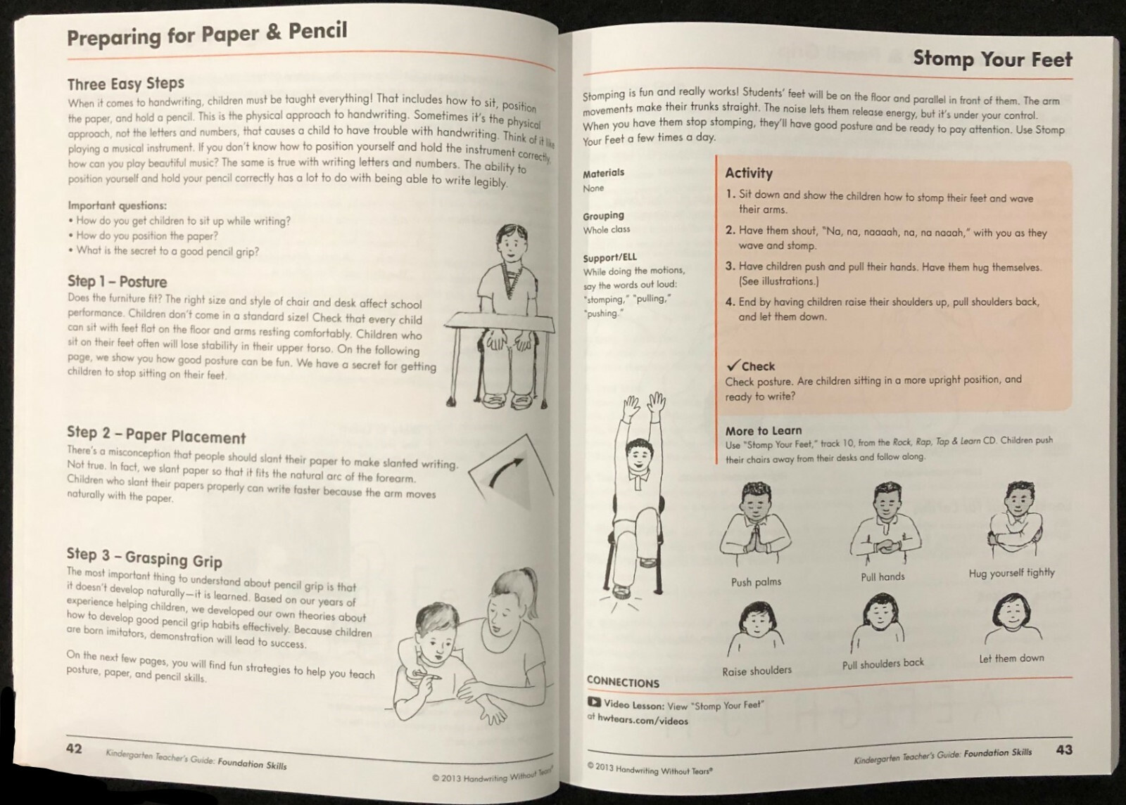 Kindergarten – HANDWRITING WITHOUT TEARS – Teacher’s Guide