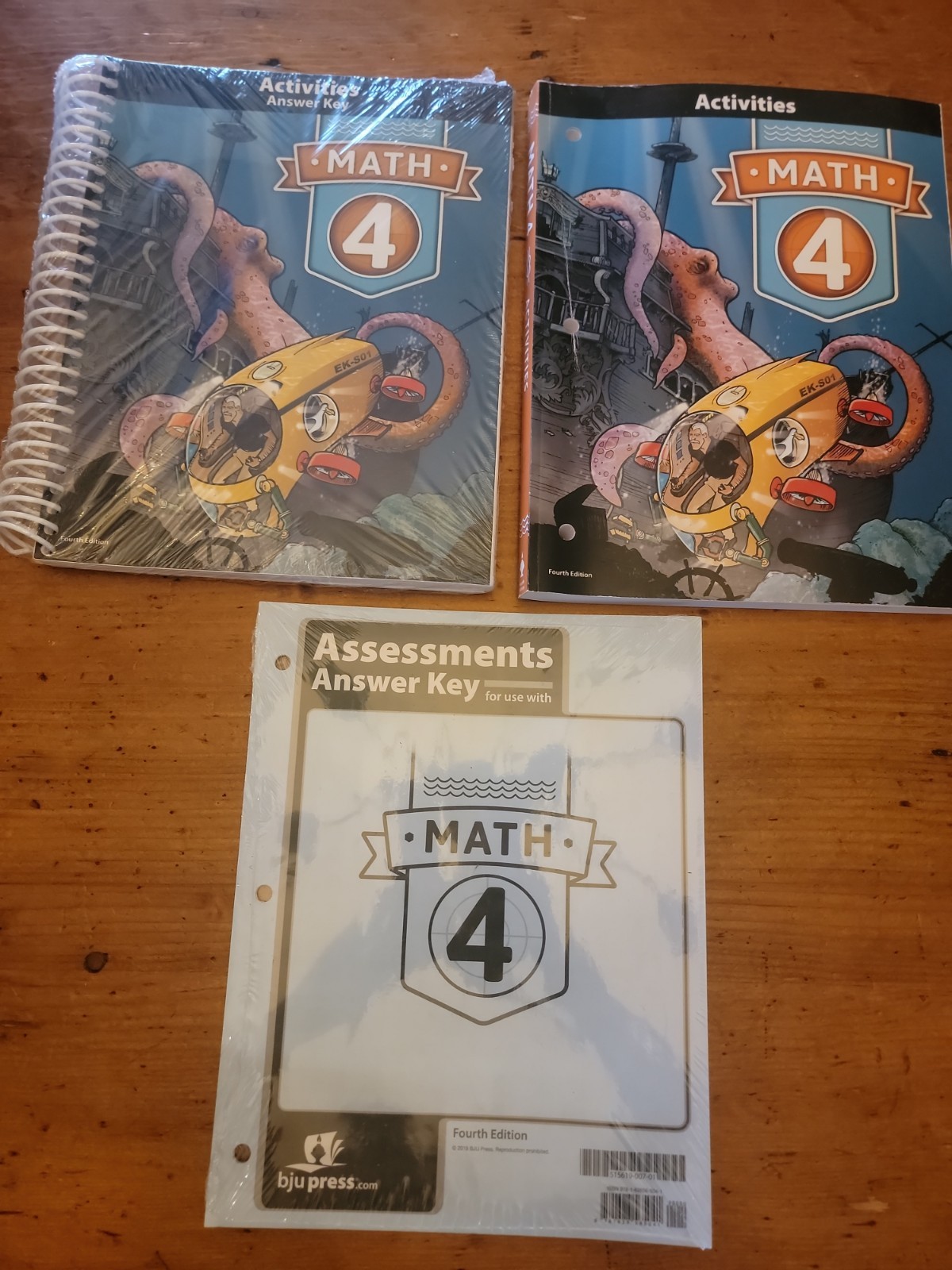 BJU Press Math 4 – 4th Ed. Activities Answer Key, Activities Answer, Activities
