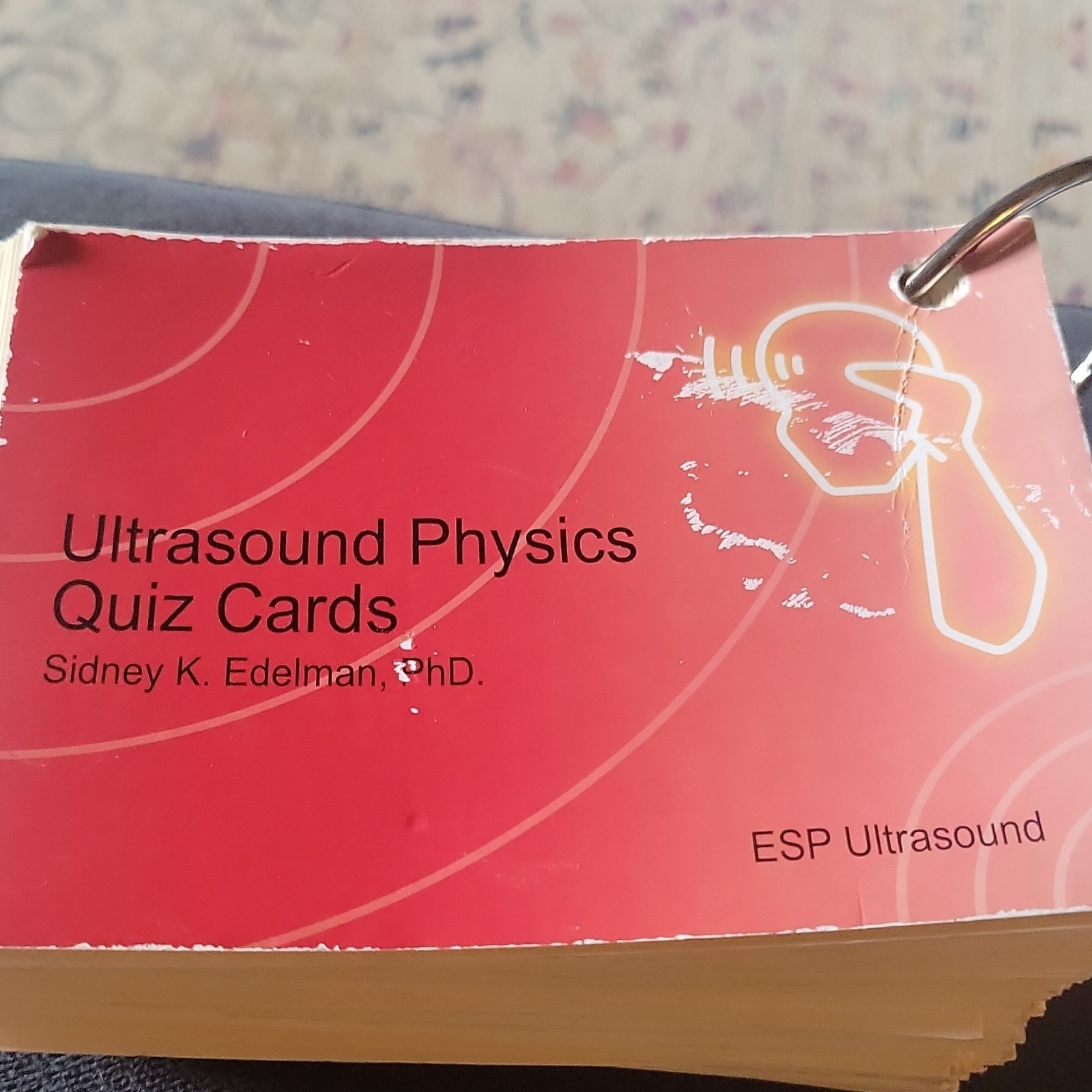 ESP Ultrasound Physics Quiz Cards Flashcards Ring Bound Sidney Edelman