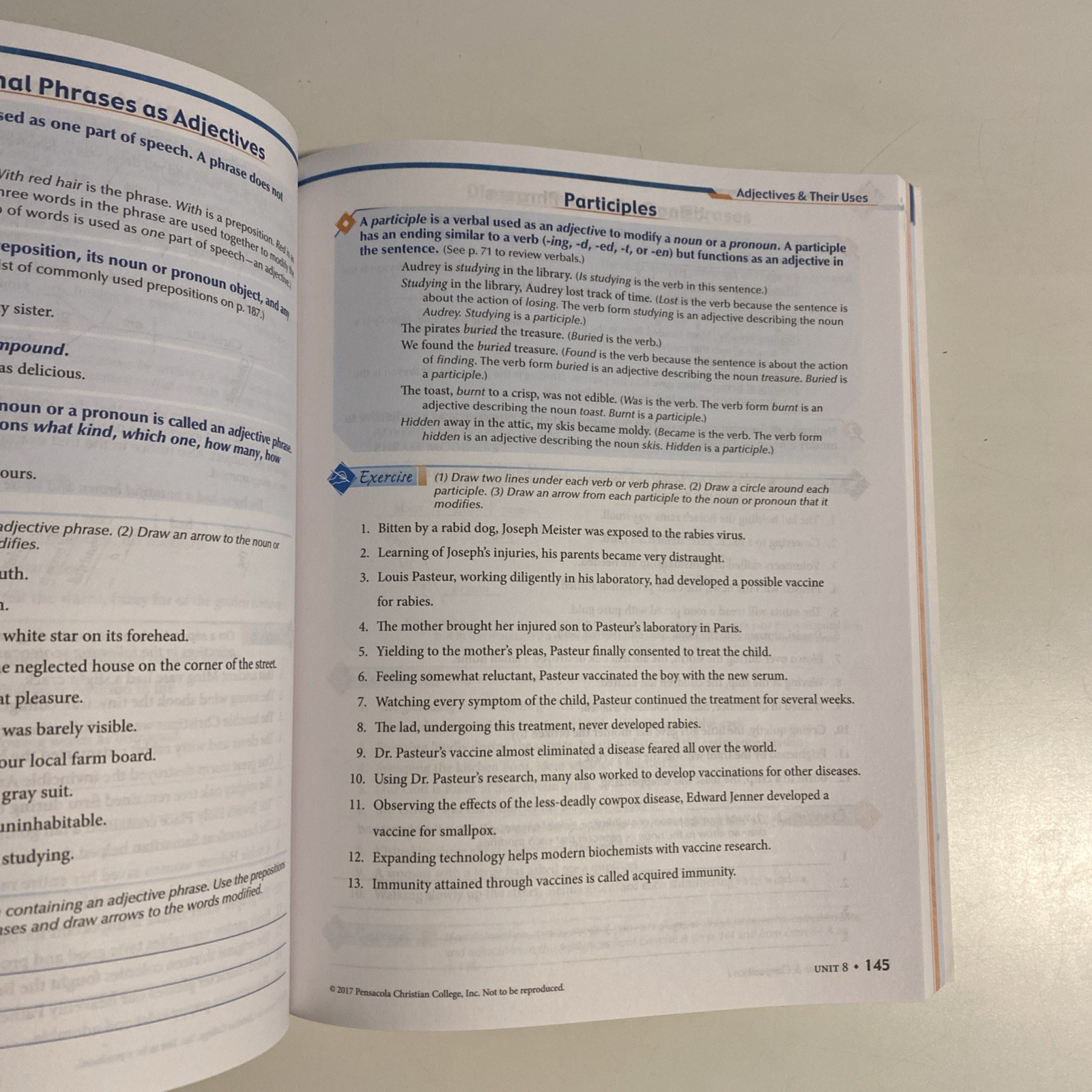 Abeka Grammar & Composition I Work Text Sixth Edition Like New
