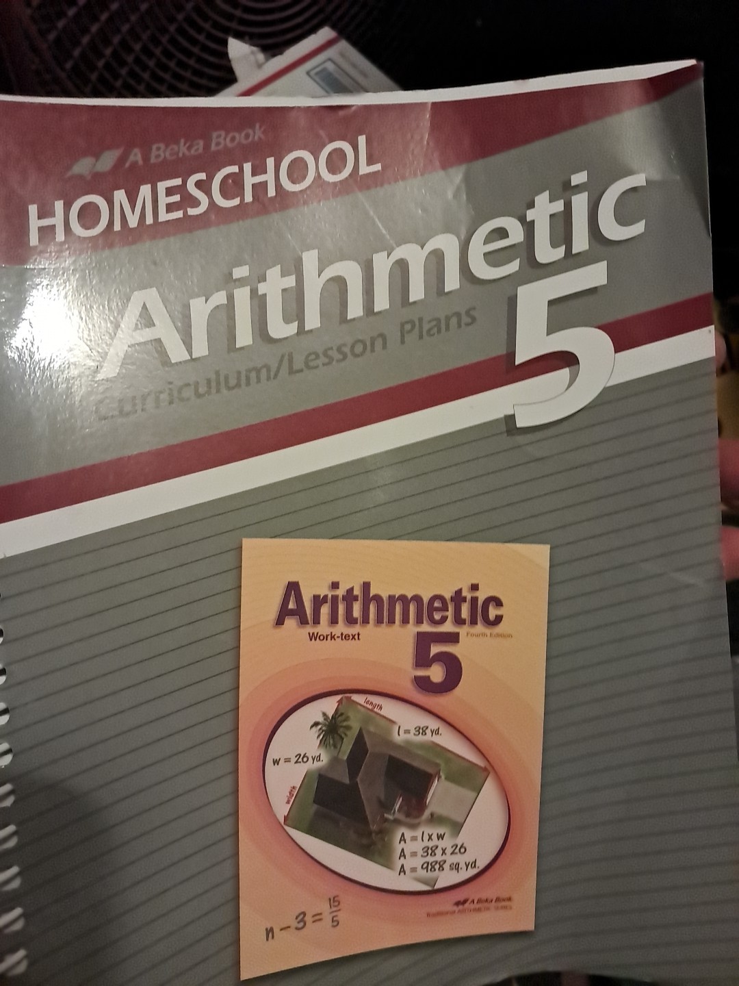 Abeka Arithmetic Grade 5 Curriculum Lesson Plans 5th Grade 2014 – Very Good