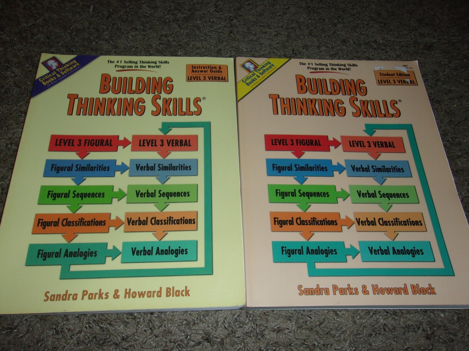 Critical Thinking Press BUILDING THINKING SKILLS Level 3 Verbal Student Teacher
