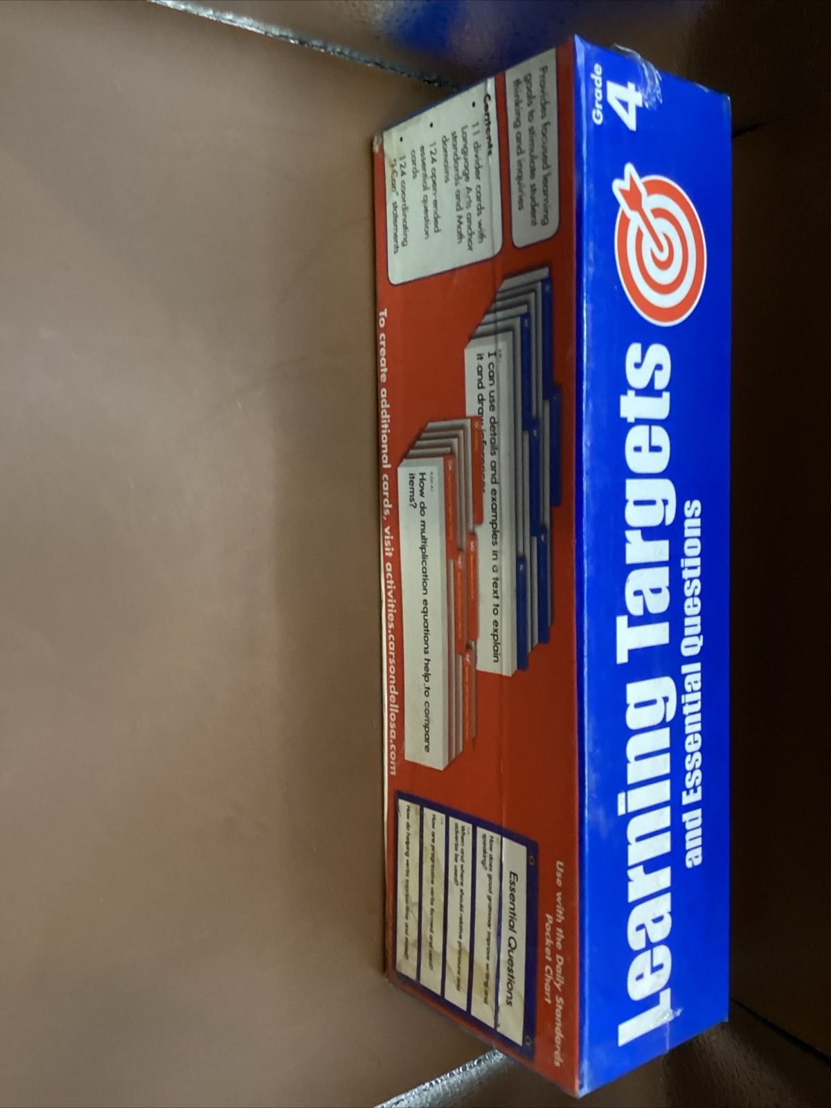Learning Targets and Essential Questions, Grade K by Carson-Dellosa…
