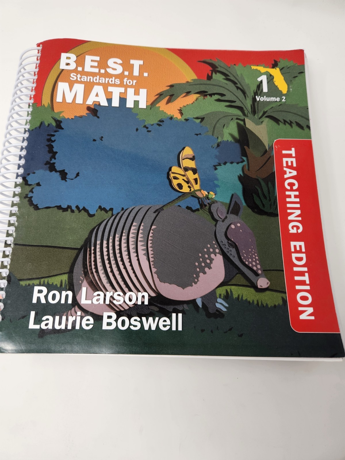 B.E.S.T. Standards for Math Grade 1 Teaching Edition Vol 1 & 2 LarsonSET