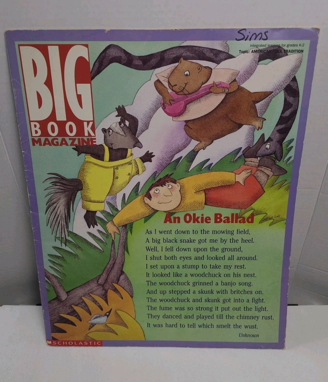 Scholastic Big Book Magazine – Topic: Folk Tradition – Integrated Classroom Aid