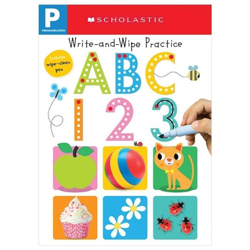 ABC 123 Write and Wipe Flip Book: Scholastic Early Learners (Write and Wipe) by