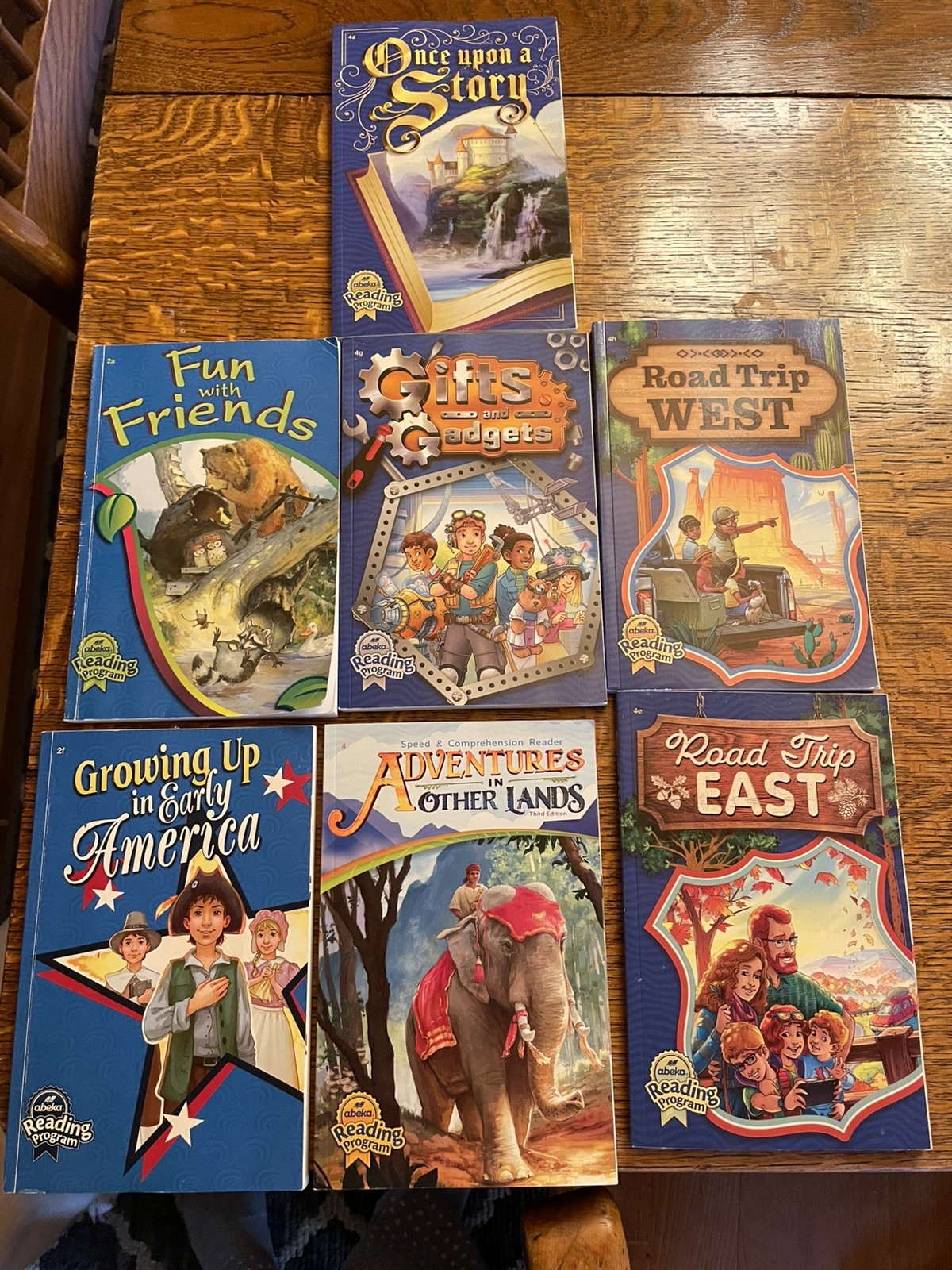 RARE ABEKA Reading Program Grade Book Lot (7) summer reading