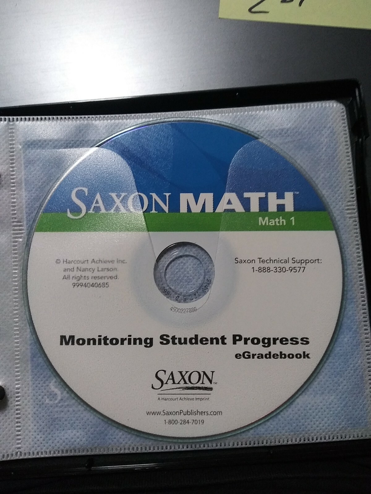 Saxon Math 1 Teacher Technology Package, 2 discs