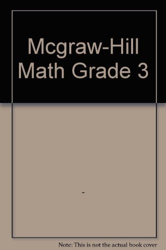MATH: GRADE 3 By Mcgraw Hill – Hardcover