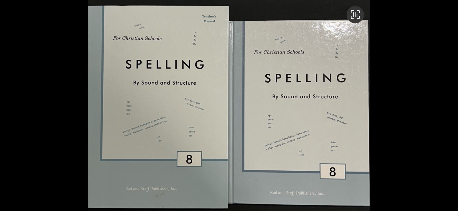 Rod and Staff – Spelling Grade 8 – Spelling by Sound and Structure SEE DESC