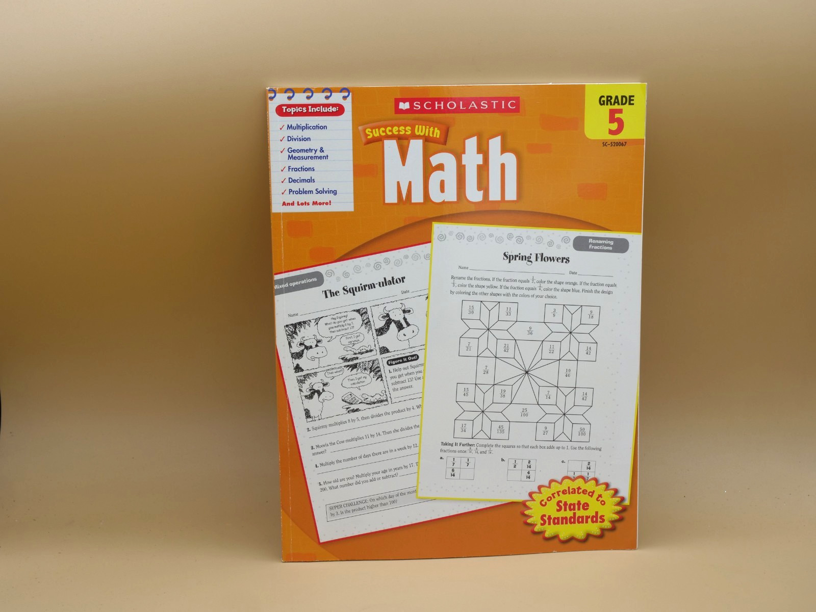 Scholastic Success with Math Grade 5 Workbook