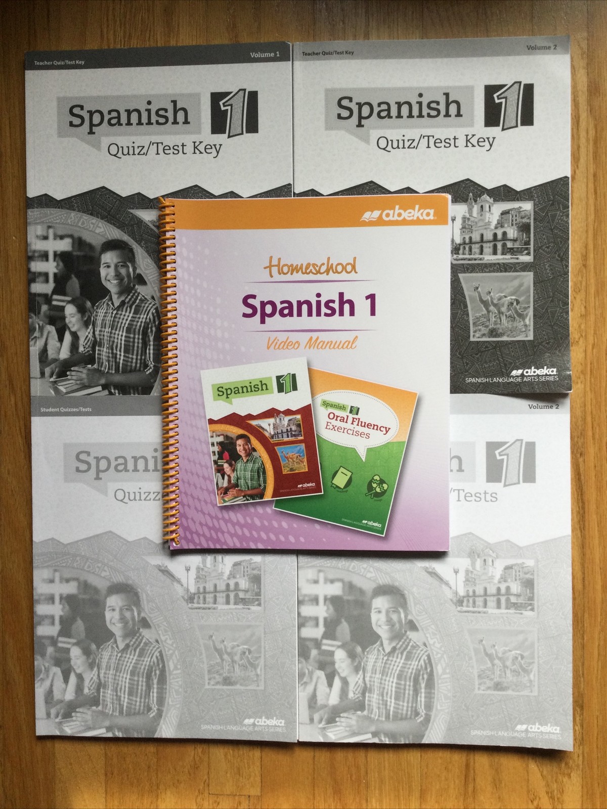 Abeka Spanish 1 Video Manual, Student And Teacher Tests & Key Current- Unused