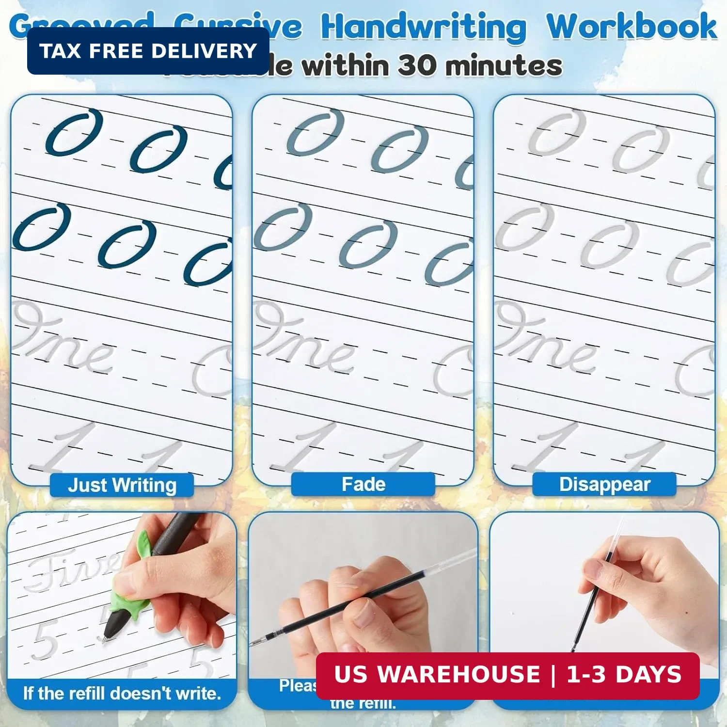 Grooved Cursive Handwriting Workbook Magic Reusable Grooved Cursive Handwriting.